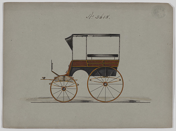 Design for Omnibus or Wagonette, no. 3618
