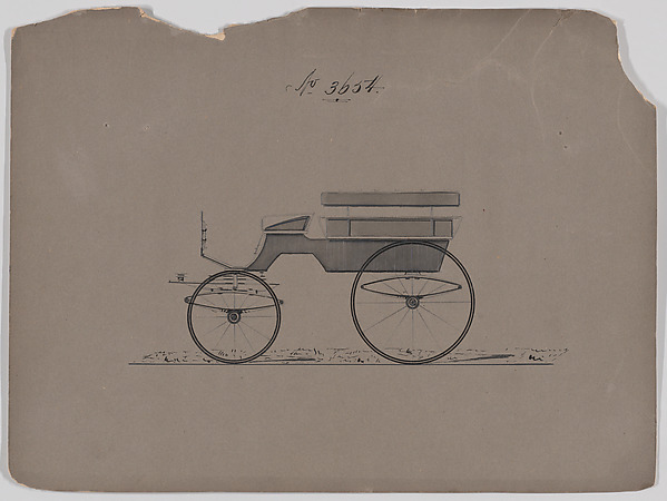 Design for Omnibus or Wagonette, no. 3654