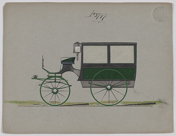 Design for Omnibus or Wagonette, no. 3747