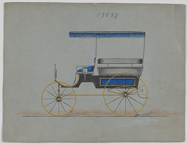 Design for Omnibus or Wagonette, no. 3929