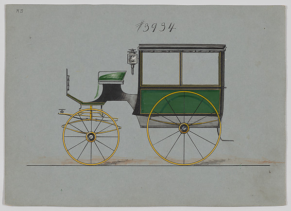 Design for Omnibus or Wagonette, no. 3934