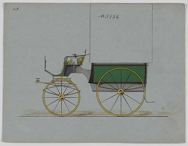 Design for Omnibus or Wagonette, no. 3956