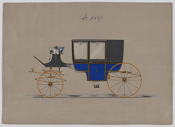 Design for Glass Panel Coach, no. 3569