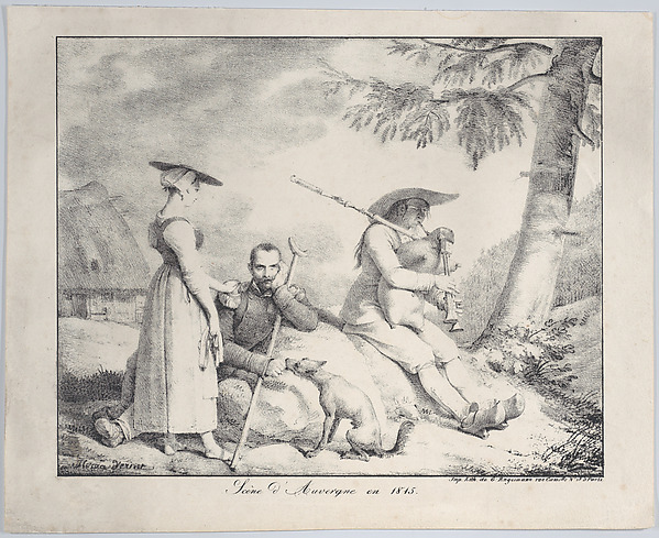 Scene of Auvergne in 1815
