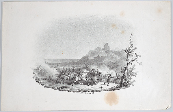 Cavalry Combat at the Battle of Arques
