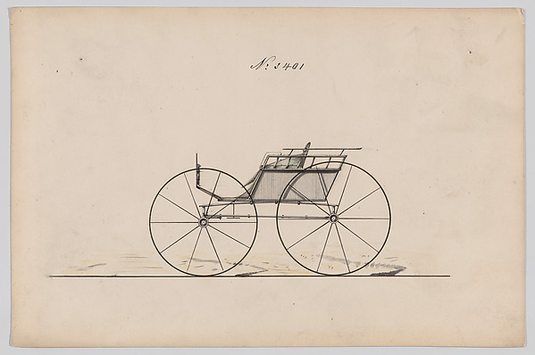 Four Wheel Dog Cart/Game Wagon # 3401