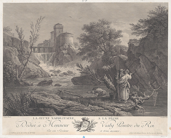 Young Neapolitan Woman Fishing