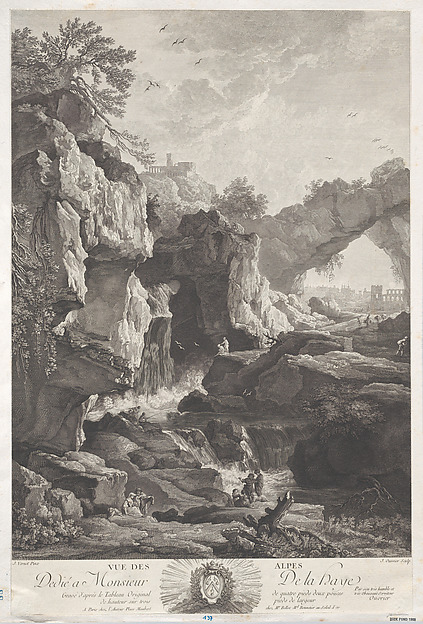 View of the Alpes