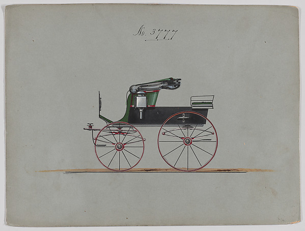 Design for Stanhope Phaeton, no. 3777