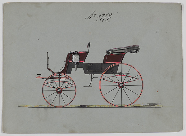 Design for 2 seat Phaeton, no. 3779