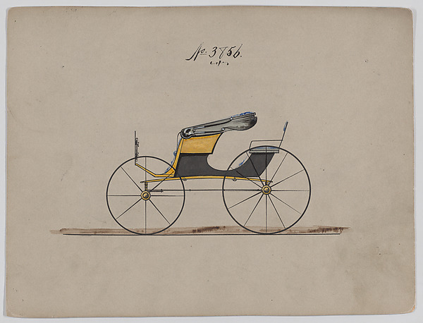 Design for Side Bar Phaeton, no. 3856