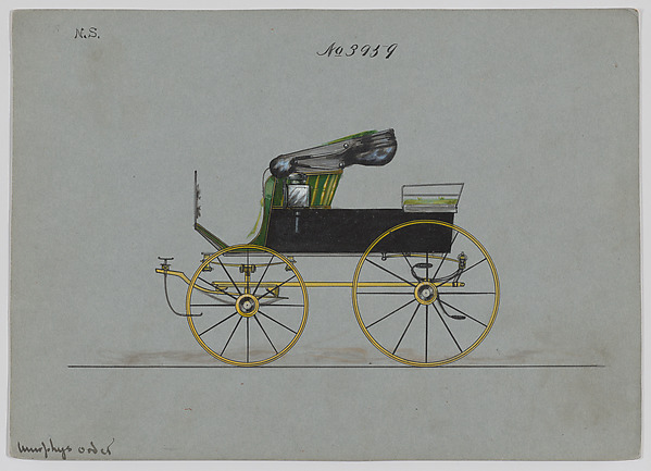 Design for Stanhope Phaeton, no. 3959