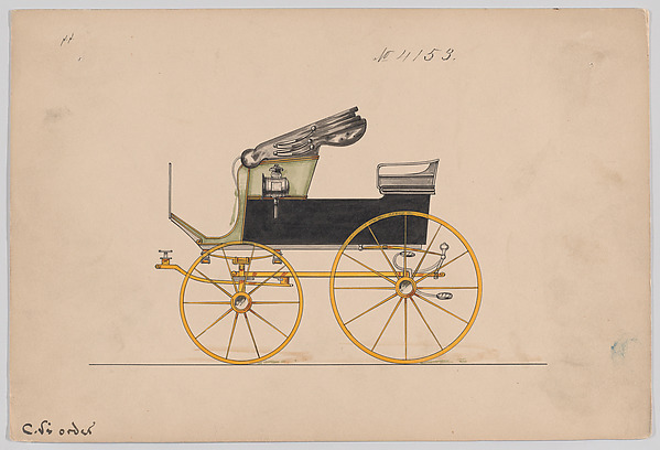 Design for Mail Phaeton, no. 4153