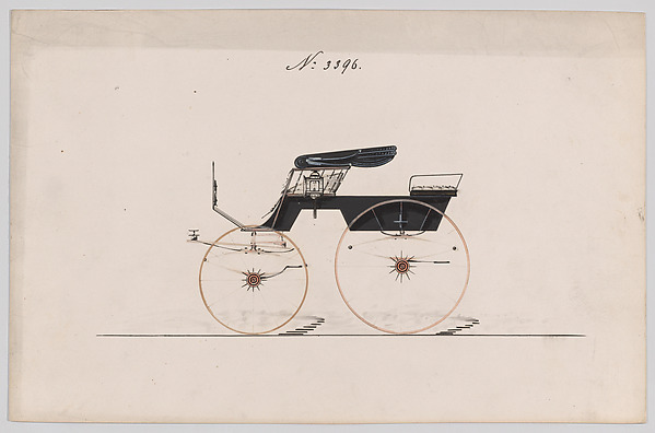 Design for Stanhope Phaeton, no. 3396