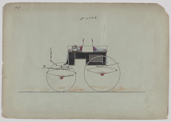 Design for Dog Cart Phaeton, no. 4002