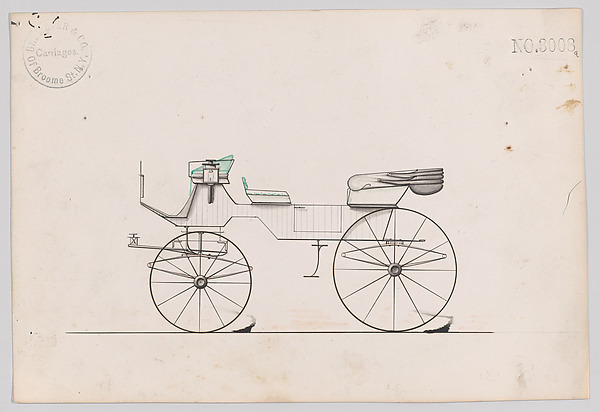 Design for 6 seat Phaeton, no. 3008a