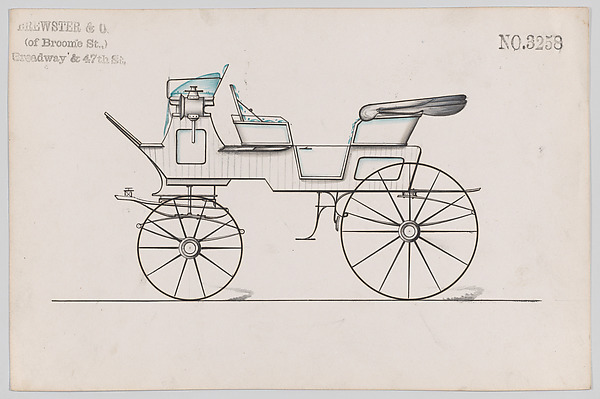 Design for 6 seat Phaeton, no. 3258