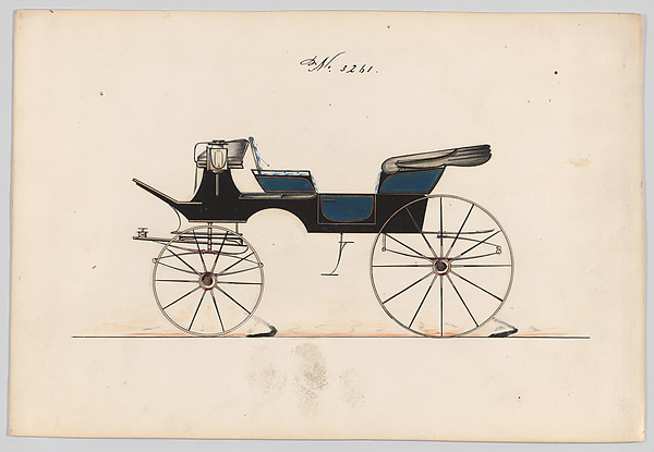 Design for 6 seat Phaeton, no. 3261