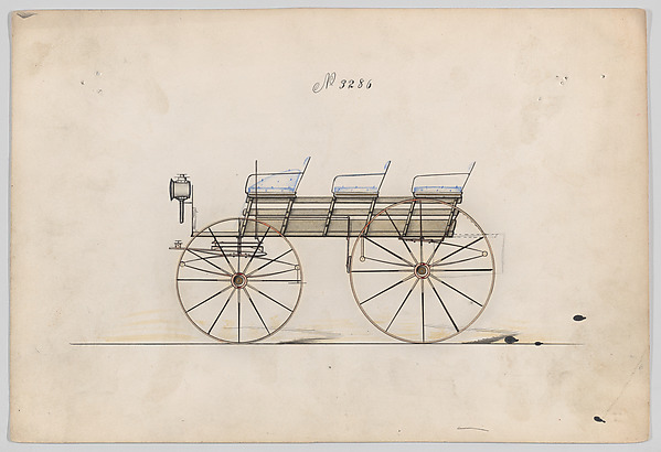 Design for 6 seat Phaeton, no. 3286