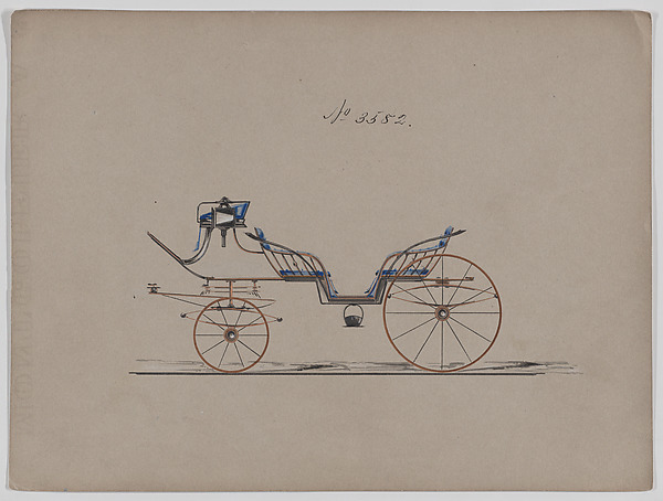 Design for 6 seat Phaeton, no. 3582