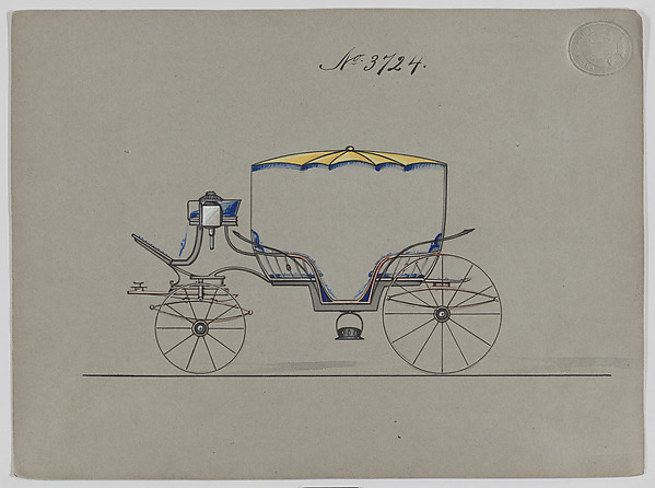 Design for 6 seat Phaeton, no. 3724