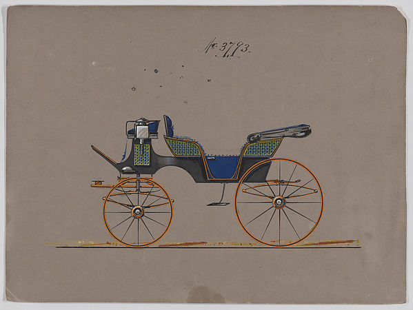 Design for 6 seat Phaeton, no. 3793