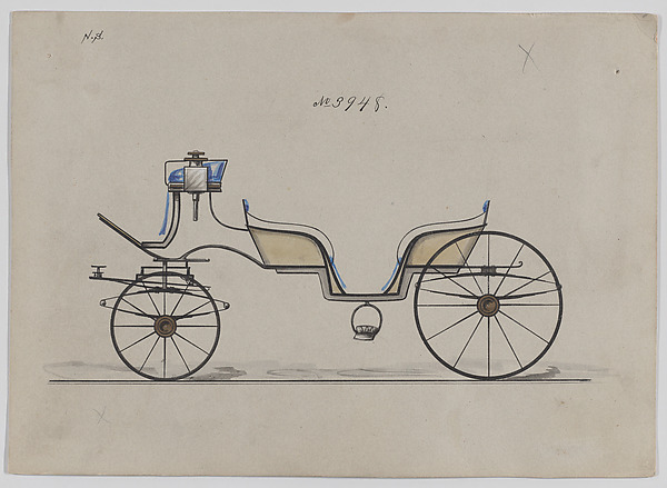 Design for 6 seat Phaeton, no. 3948