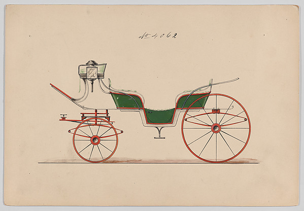 Design for 6 seat Phaeton, no. 4062