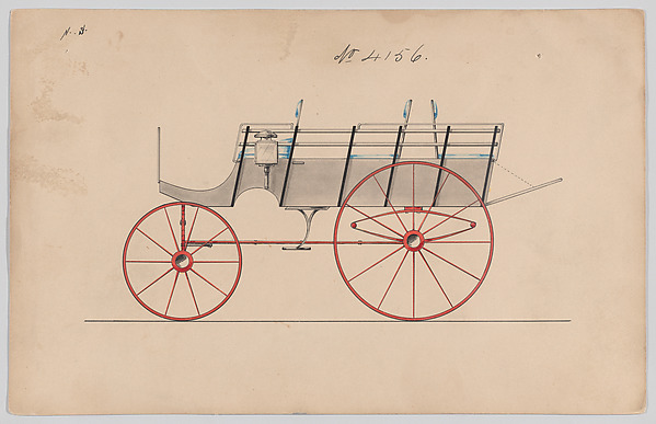 Design for 6 seat Phaeton, no. 4156