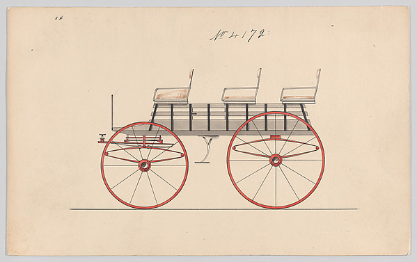 Design for 6 seat Phaeton, no. 4172