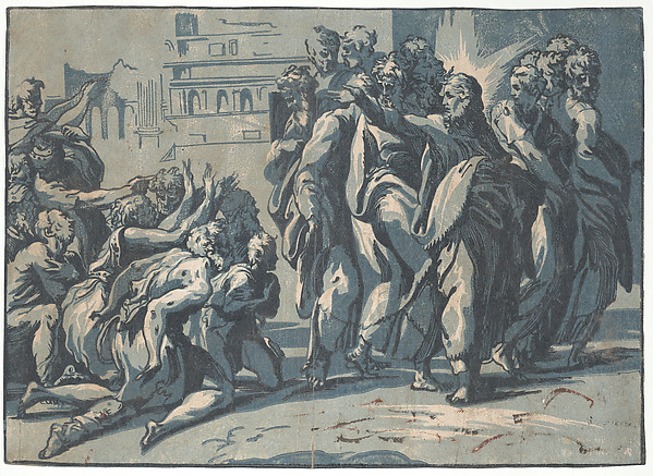 Christ healing the Lepers by Niccolò Vicentino