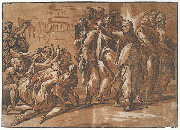 Christ healing the Lepers by Niccolò Vicentino