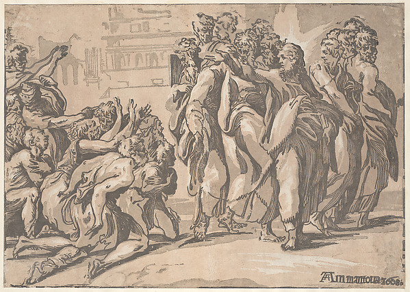 Christ healing the Lepers by Niccolò Vicentino