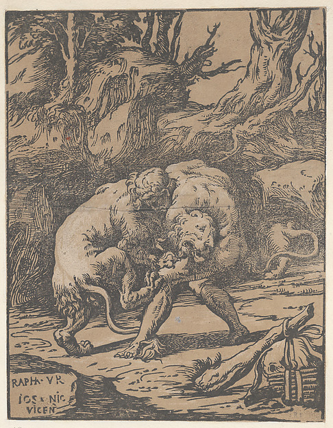 Hercules and the Nemean Lion