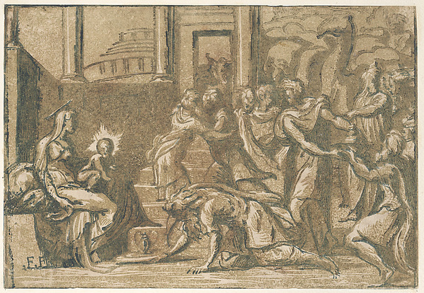The Adoration of the Magi by Niccolò Vicentino