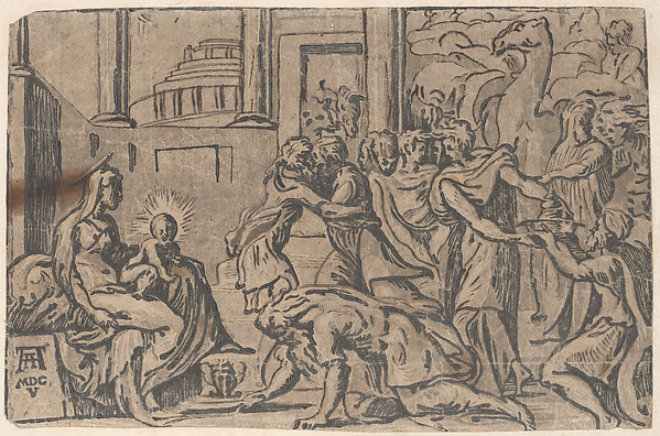 The Adoration of the Magi by Niccolò Vicentino