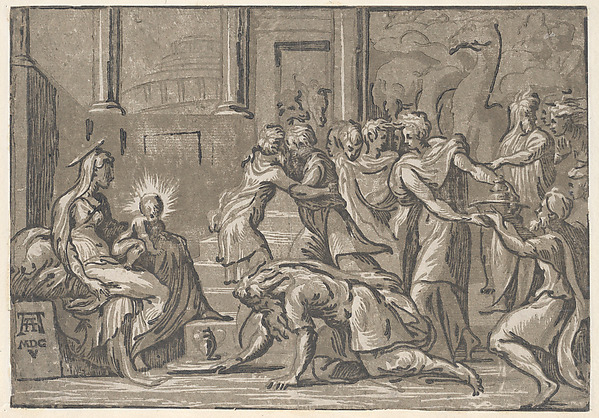 The Adoration of the Magi by Niccolò Vicentino