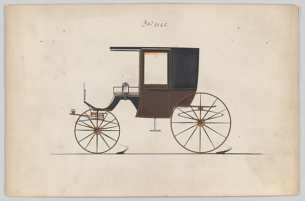 Design for 4 seat Rockaway, no. 3165
