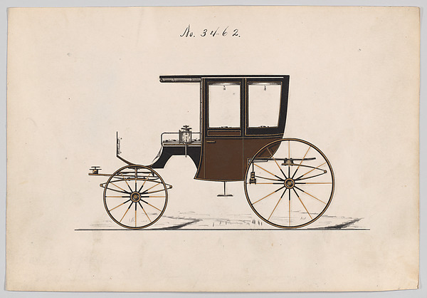 Design for 4 seat Rockaway, no. 3462