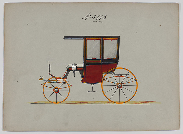 Design for 4 seat Rockaway, no. 3813