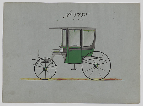 Design for 4 seat Rockaway, no. 3883