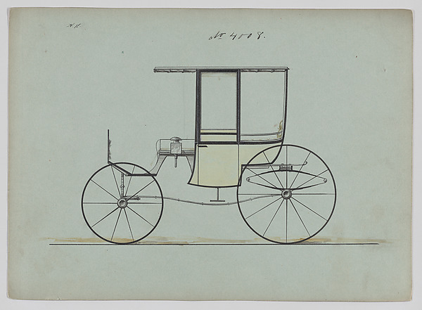 Design for 4 seat Rockaway, no. 4008
