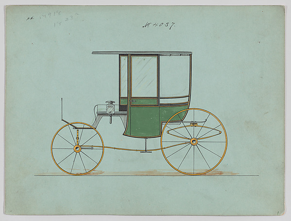 Design for 4 seat Rockaway, no. 4037