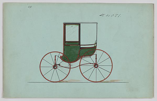 Design for 4 seat Rockaway, no. 4081