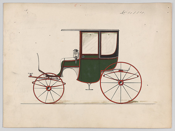 Design for 4 seat Rockaway, no. 4114