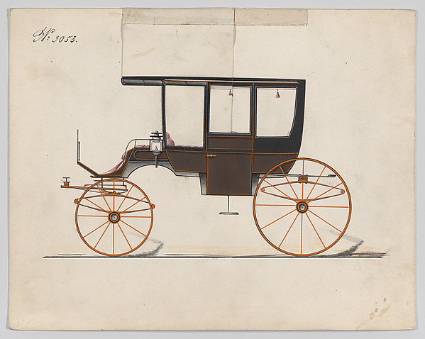 Design for 6 seat Rockaway, no. 3053