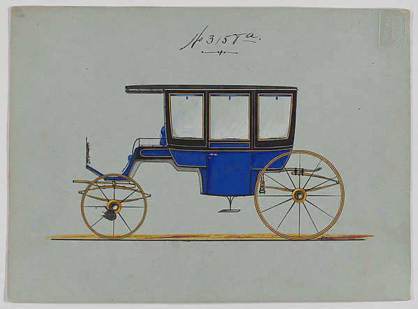 Design for 6 seat Rockaway, no. 3158a