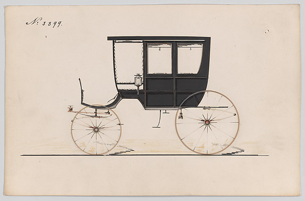 Design for 6 seat Rockaway, no. 3399