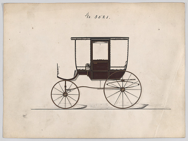 Design for 6 seat Rockaway, no. 3521