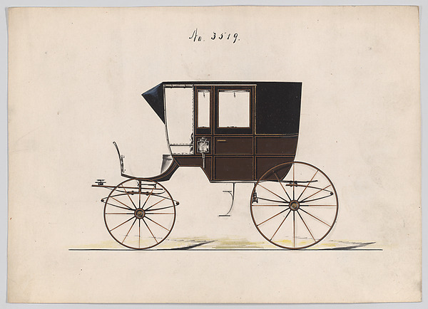 Design for 6 seat Rockaway, no. 3519